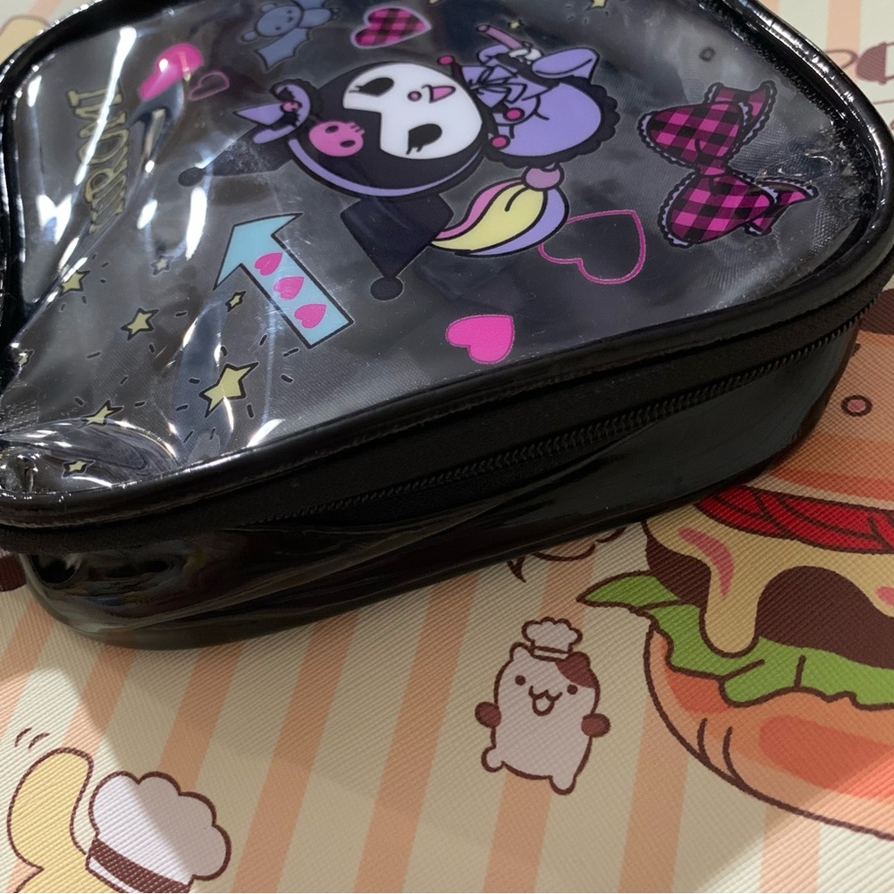 Kuromi Small Square Black Makeup Bag - Picture 7 of 15